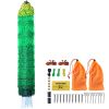 Electric Fence Netting, 42 in (H) x 164 ft (L), PE Net Fencing with Posts & Double-Spiked Stakes, Utility Portable Electric Fence for Pigs, Cows