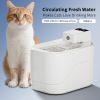 Corded Automatic Water Dispenser for Cats Dog,Pet Dog Water Bowl Dispenser with Quiet Pump for Indoor