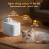 Corded Automatic Water Dispenser for Cats Dog,Pet Dog Water Bowl Dispenser with Quiet Pump for Indoor