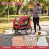 2-in-1 Dog Bike Trailer with Universal Bicycle Coupler